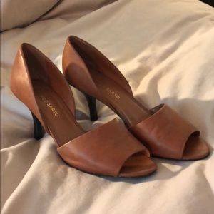 Tan Franco Sarto Heels- Sz 9.5